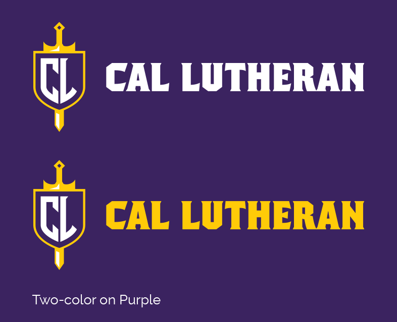 two-color on purple